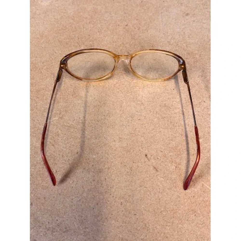 Savvy 220 Brown Oval Cat Eye Eyeglass Frames 53-14-135 Vintage Style